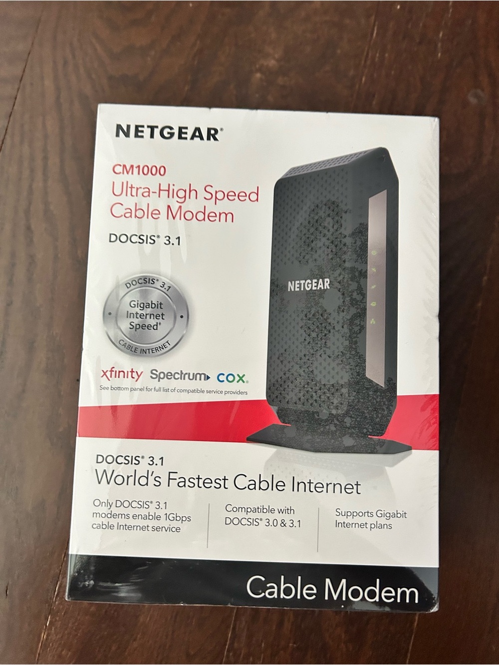 NETGEAR Black CM1000 DOCSIS 3.1 Cable Modem